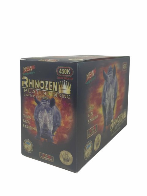 RHINOZEN PLATINUM KING 450K LIMITED EDITION  BOX OF 24