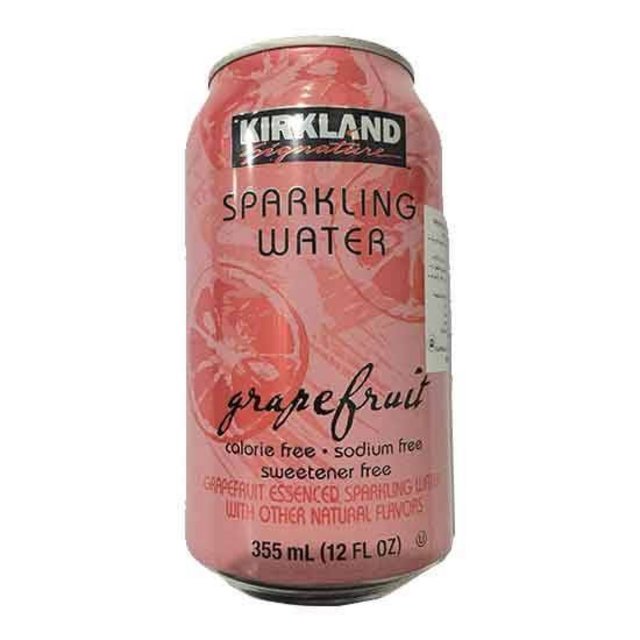 SAFE CAN KIRKLAND SPARKLING WATER GRAPEFRUIT