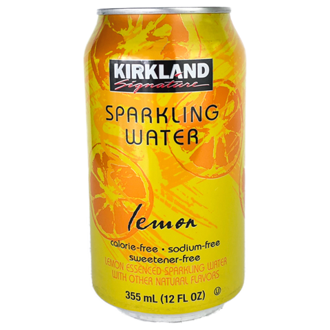 SAFE CAN KIRKLAND SPARKLING WATER LEMON