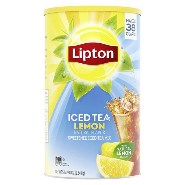 SAFE CAN LIPTON ICED TEA LEMON