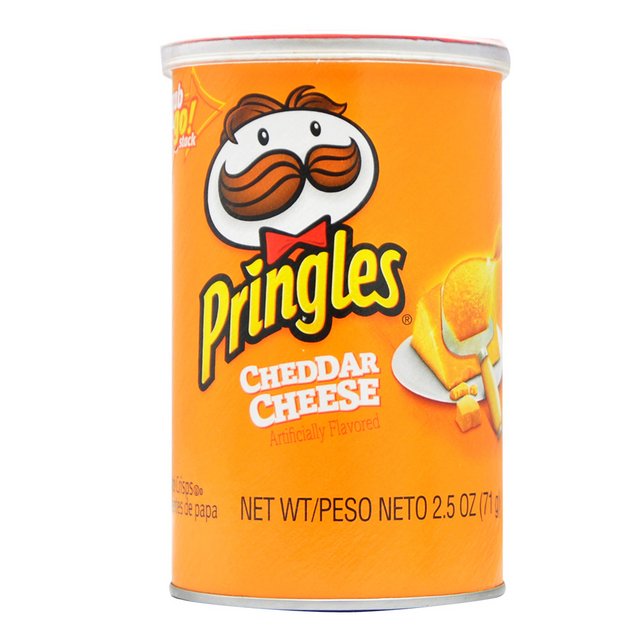 SAFE PRINGLES CHEDDAR CHEESE MEDIUM