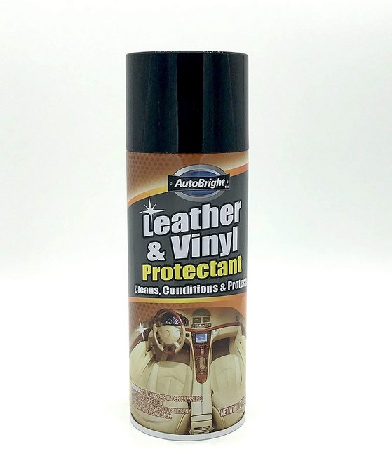 SAFE SPRAY CAN AUTOBRIGHT LEATHER AND VINYL CLEANER