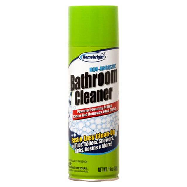 SAFE SPRAY CAN HOMEBRIGHT BATHROOM CLEANER 