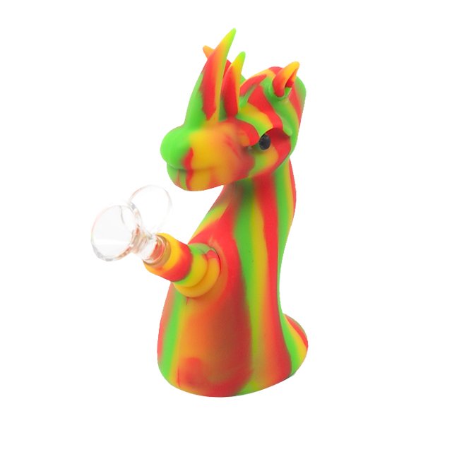 SILICONE DRAGON PIPE 6.3" H48