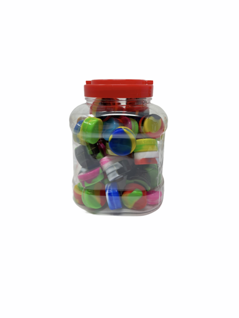 SILICONE SAFE CAN MINI SOLID SWIRLS IN A JAR 70CT 30393