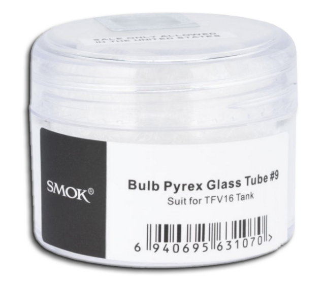 SMOK BULB PYREX GLASS TUBE #9 TFV16 TANK