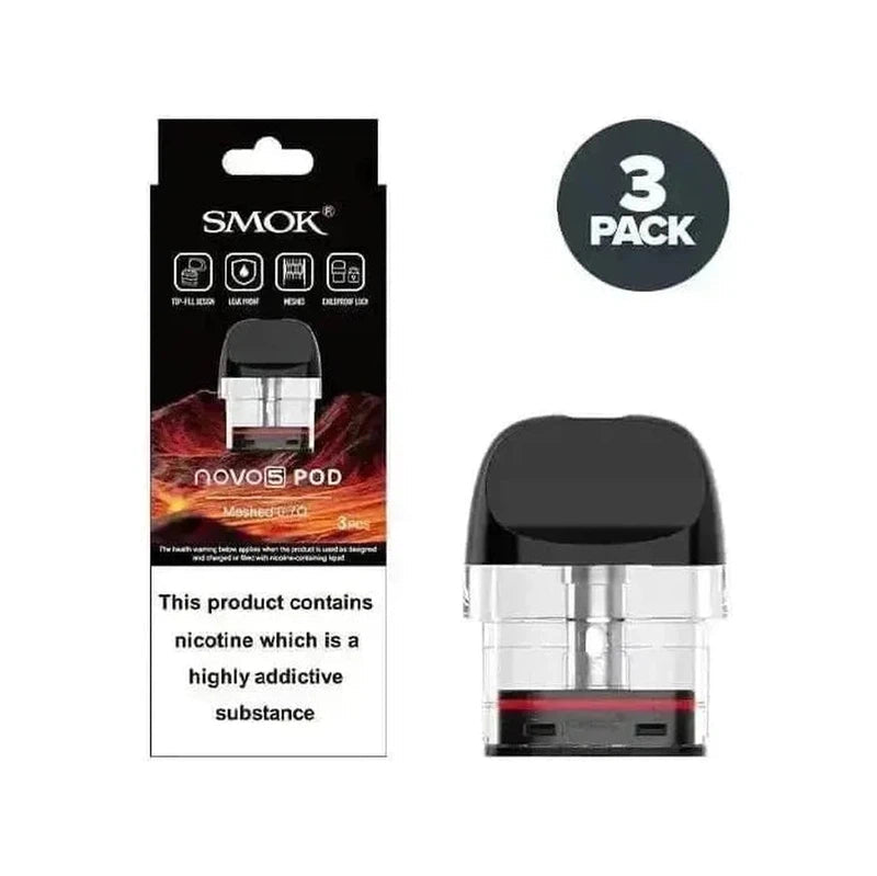 SMOK NOVO 5 MESHED 0.7OHM MTL POD 3PK