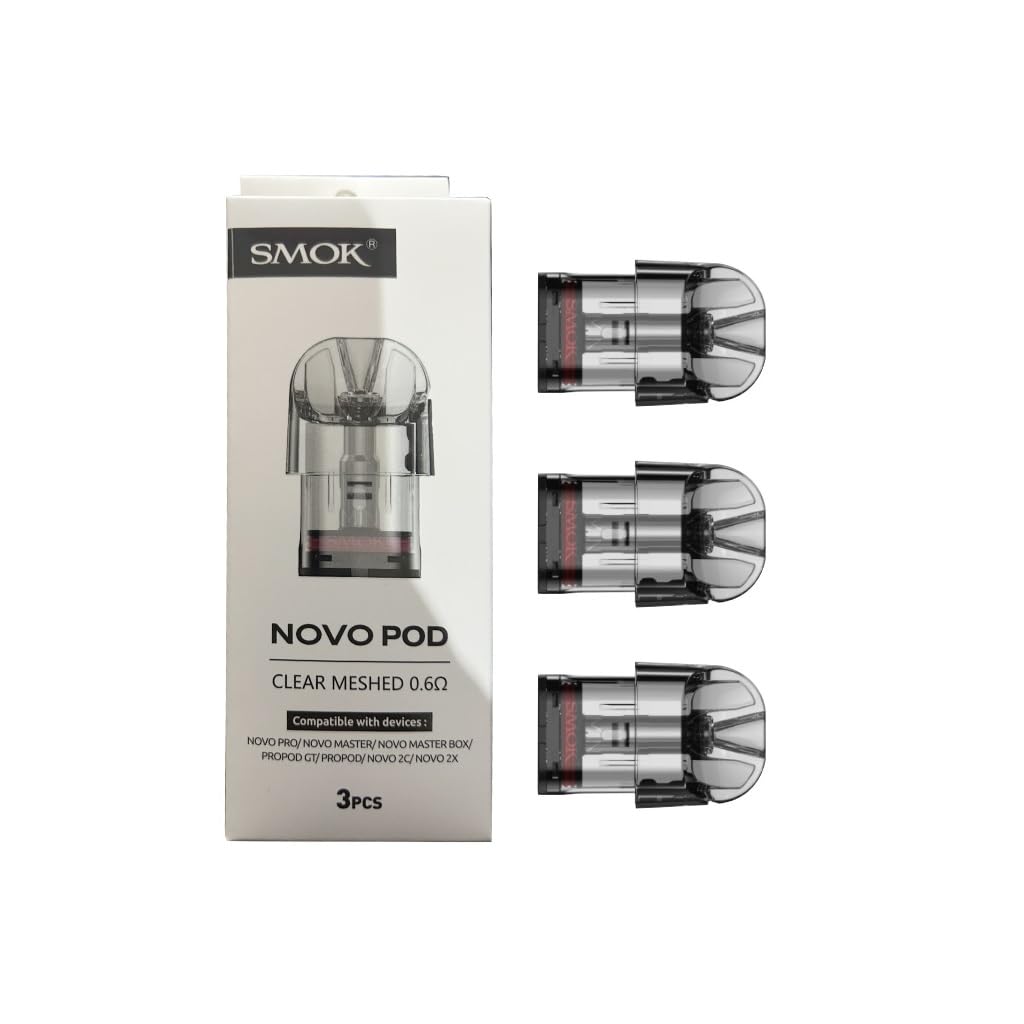 SMOK NOVO POD CLEAR MESHED 1.0OHM 3CT