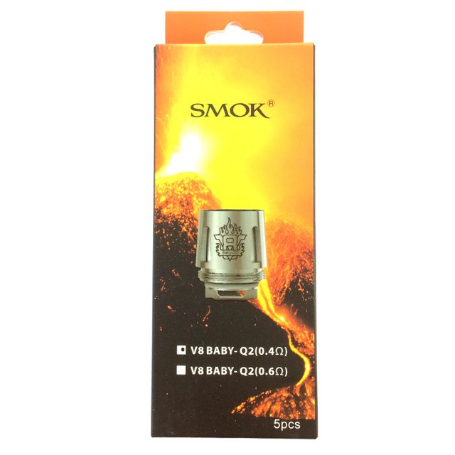 SMOK V8 BABY Q2 COILS 0.6OHM 5CT