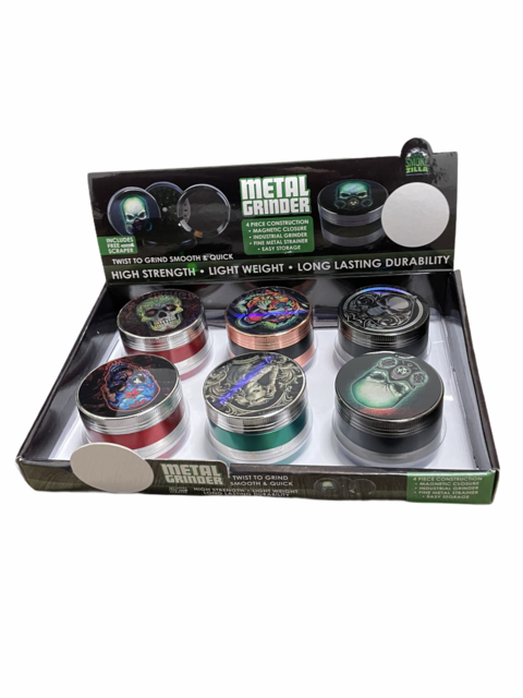 SMOKE ZILLA METAL GRINDER 023947 BOX OF 6