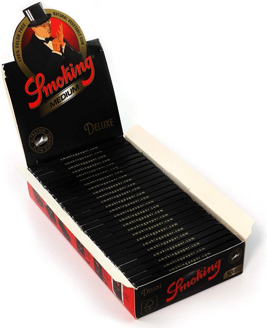 SMOKING DELUXE PAPER GRAVITY DISPENSER 25