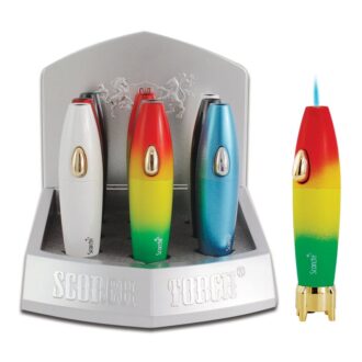 SORCH TORCH LIGHTER ROCKET TORCH ASST COLOR 9CT