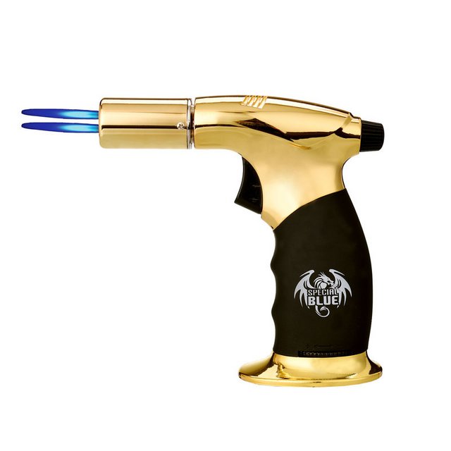 SPECIAL BLUE DIABLO PROFESSIONAL BUTANE TORCH GOLD