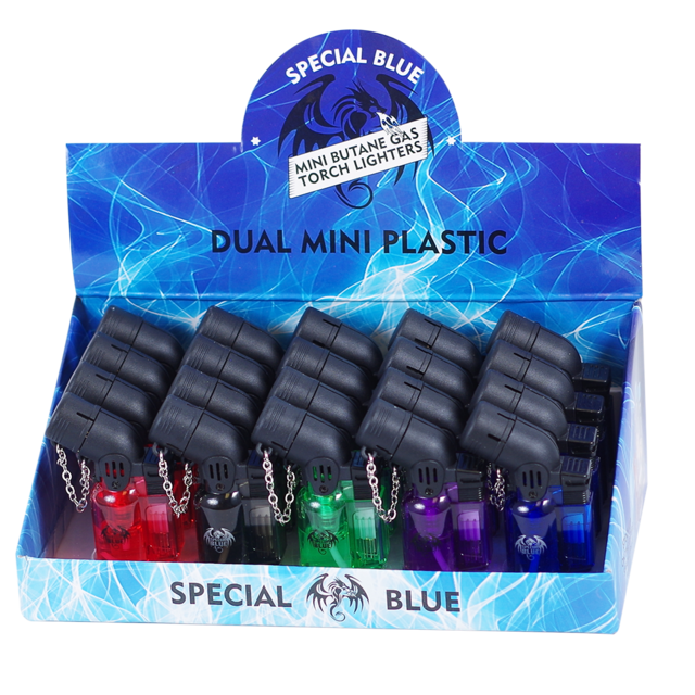 SPECIAL BLUE DUAL MINI PLASTIC LT116 BOX OF 20