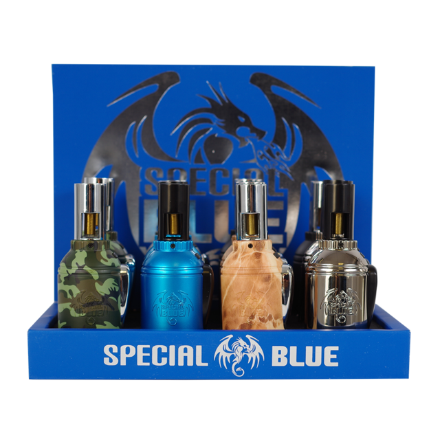 SPECIAL BLUE GRENADE TORCH DISPLAY OF 12