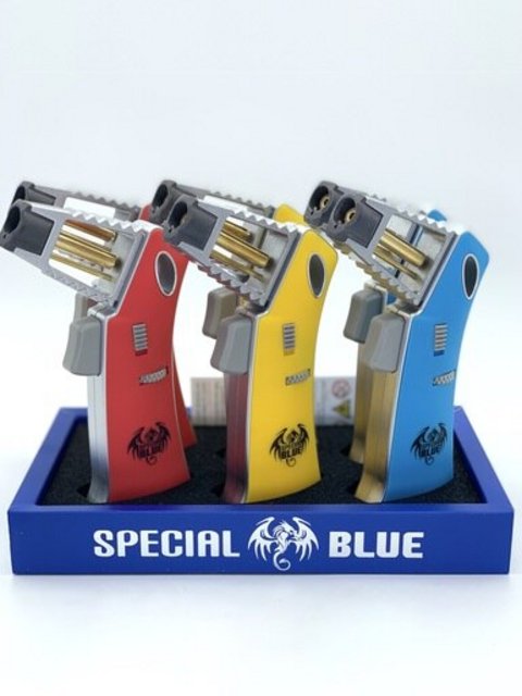 SPECIAL BLUE THE AVENGER TORCH LAZER DISPLAY BOX OF 6