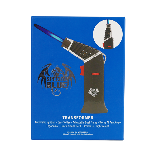 SPECIAL BLUE TRANSFORMER BUTANE TORCH BLACK