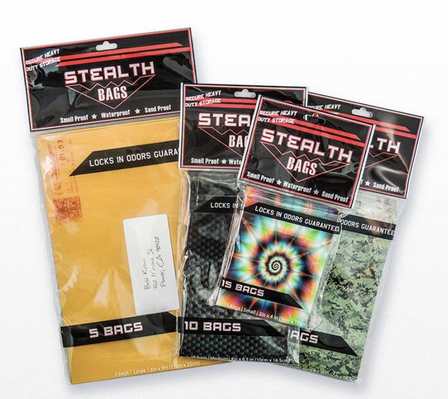 STEALTH BAGS 6 X 9 INCH 5CT ASSORTED DESIGN