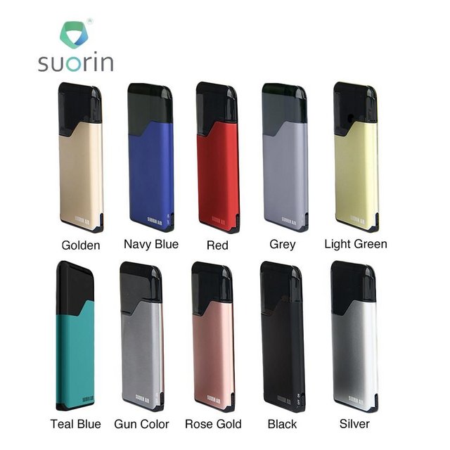 SUORIN AIR REFILLABLE E-CIGARETTE BLACK