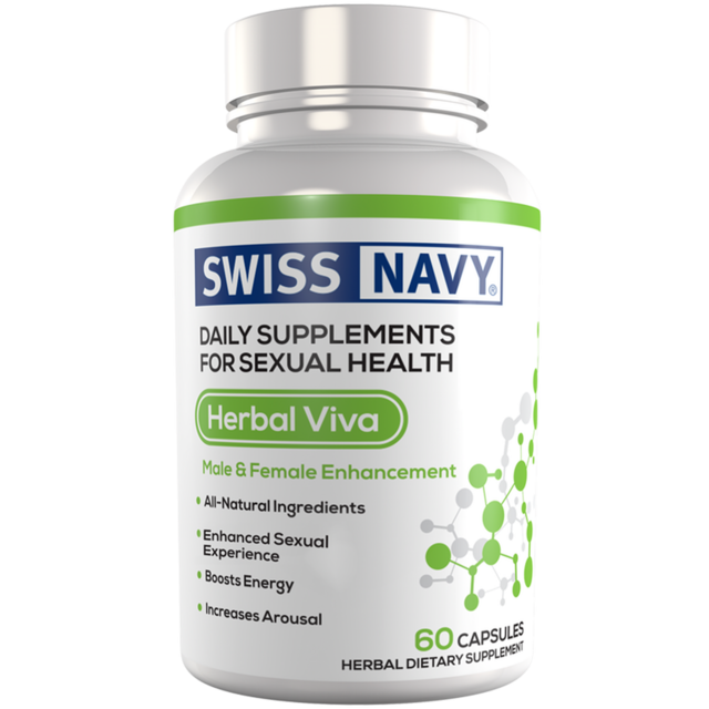 SWISS NAVY DAILY SUPPLEMENTS HERBAL VIVA 60CT CAPSULES