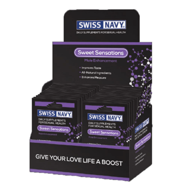 SWISS NAVY MALE ENHANCEMENT 4PK CAPSULES SWEET SENSATIONS 24CT