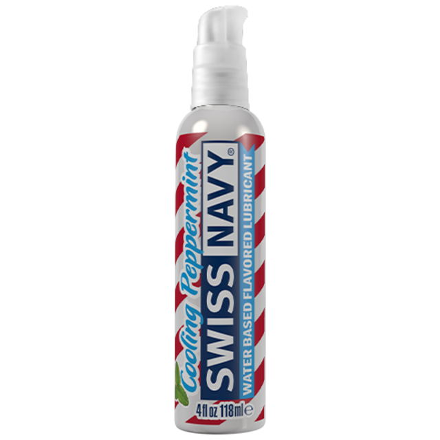 SWISS NAVY WATER BASED FLAVORED LUBRICANT COOLING PEPPERMINT 4OZ