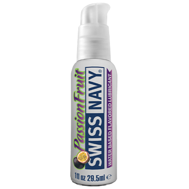 SWISS NAVY WATER BASED FLAVORED LUBRICANT PASSION FRUIT 1OZ