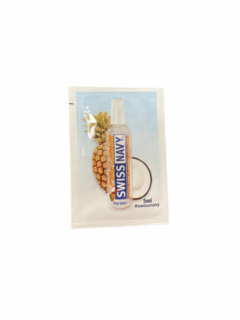 SWISS NAVY WATER BASED FLAVORED LUBRICANT PINA COLADA 5ML 