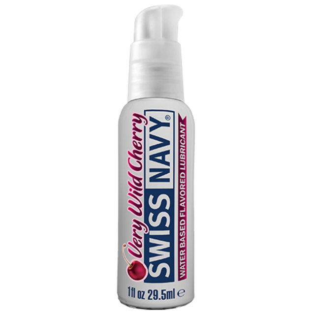 SWISS NAVY WATER BASED FLAVORED LUBRICANT VERY WILD CHERRY 1OZ