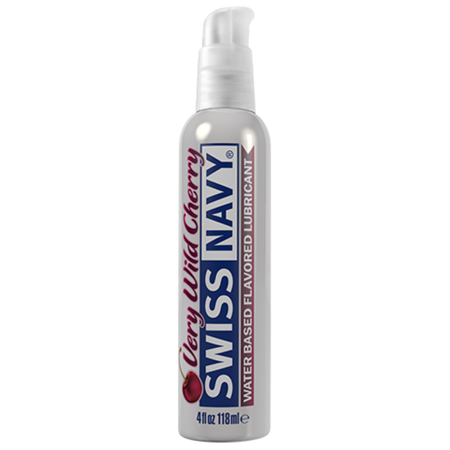 SWISS NAVY WATER BASED FLAVORED LUBRICANT VERY WILD CHERRY 4OZ