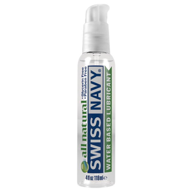 SWISS NAVY WATER BASED LUBRICANT ALL NATURAL 4OZ