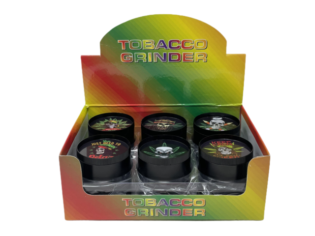 TOBACCO GRINDER GRZ024FC-8 BOX OF 12CT