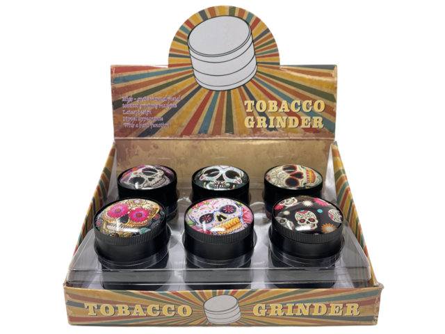 TOBACCO GRINDER GRZ024SJ-6 BOX OF 12