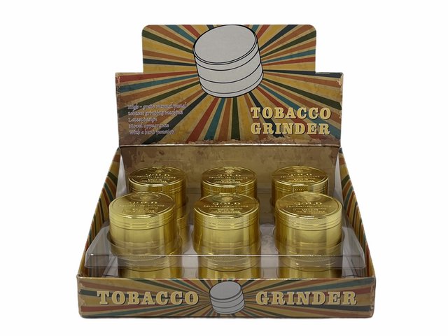 TOBACCO GRINDER GRZ038-4 BOX OF 12