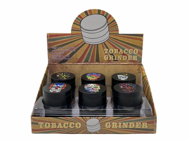 TOBACCO GRINDER GRZ524CP-4 BOX OF 12