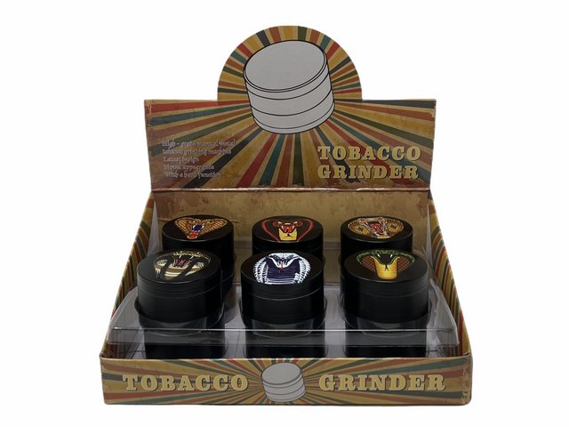 TOBACCO GRINDER GRZ524CP-5 BOX OF 12