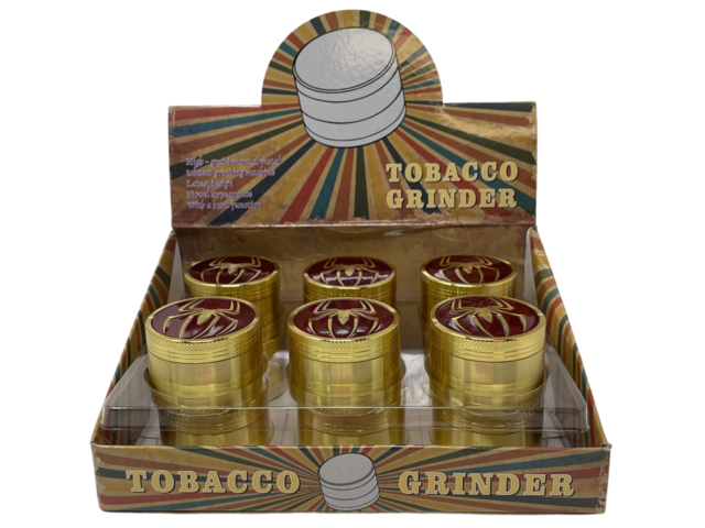 TOBACCO GRINDER GRZ524DY-E GOLDEN BOX OF 12