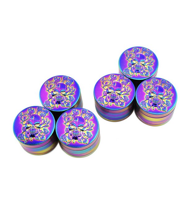 TOBACCO GRINDER GRZ524XC-SKUL BOX OF 12