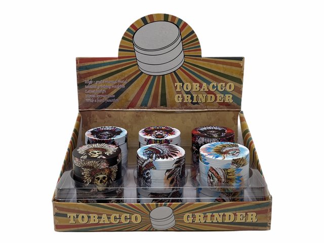 TOBACCO GRINDER GRZ524ZP-2 BOX OF 12