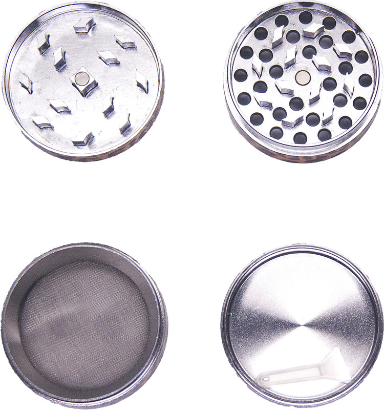 TOBACCO GRINDER MIX COLOR 55MM 4 PARTS GR215-55C BOX OF 12