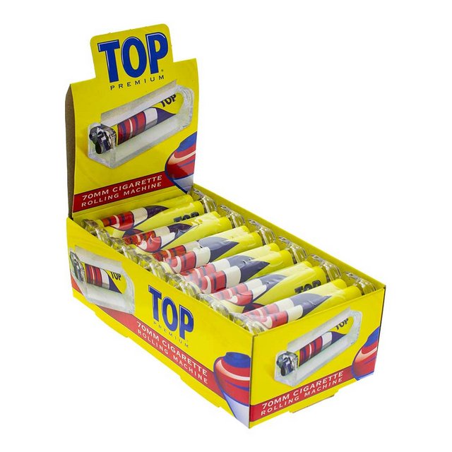 TOP PREMIUM 70MM CIGARETTE ROLLING MACHINE BOX OF 12