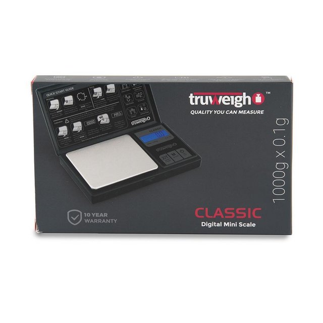 TRUWEIGH CLASSIC MINI SCALE 100G X 0.01 BLACK