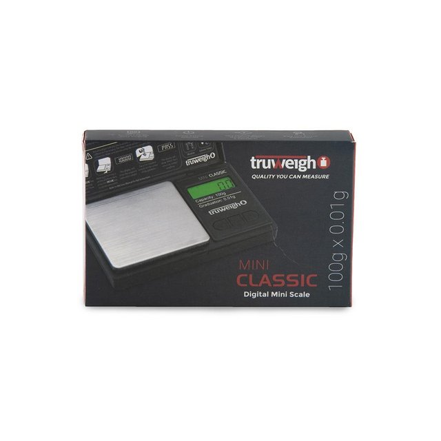 TRUWEIGH MINI CLASSIC SCALE 100G X 0.01G BLACK