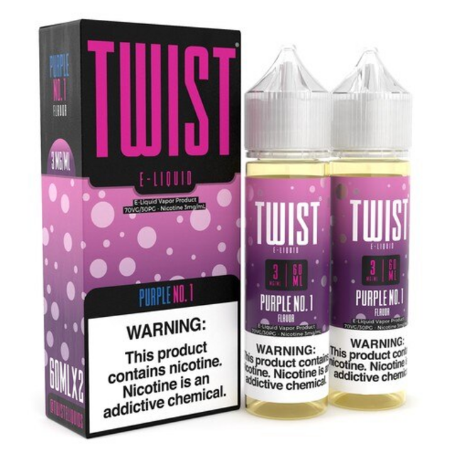 TWIST 0MG PURPLE NO. 1 60ML 2CT