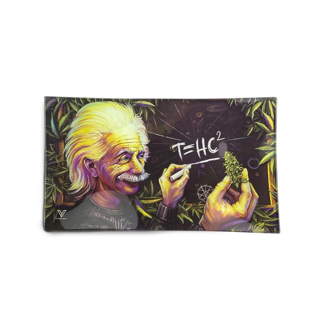 V SYNDICATE MEDIUM GLASS ROLLING TRAY T=HC2 HIGHER EDUCATION