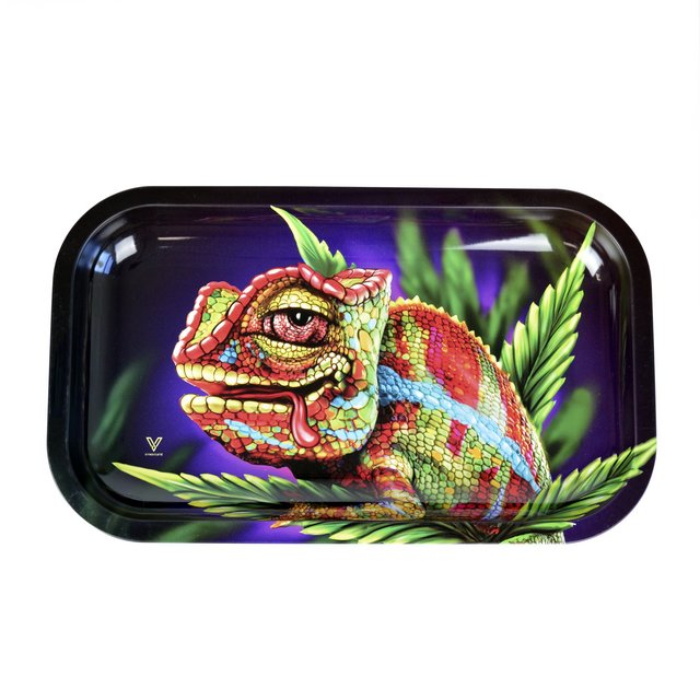 V SYNDICATE METAL ROLLING TRAY MEDIUM CLOUD 9 CHAMELEON