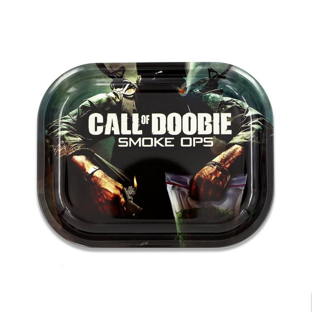 V SYNDICATE METAL ROLLING TRAY SMALL CALL OF DOOBIE