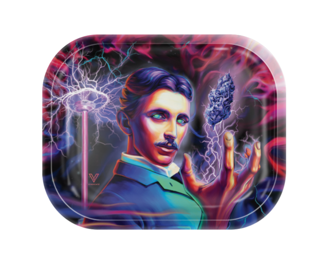 V SYNDICATE METAL ROLLING TRAY SMALL HIGH VOLTAGE