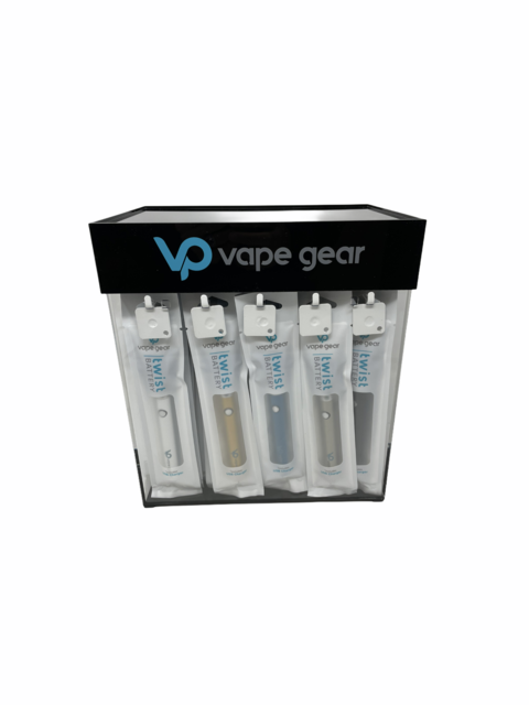 VAPE GEAR TWIST BATTERY 40CT DISPLAY