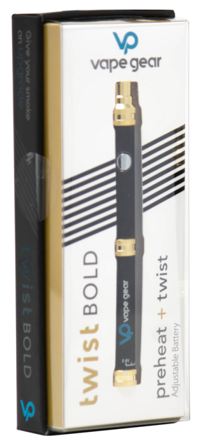 VAPE GEAR TWIST BOLD BLACK GOLD